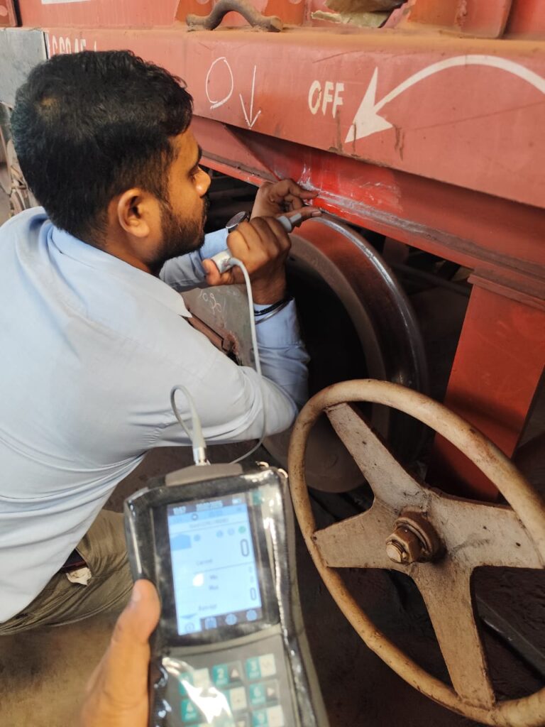 installation of portable uci + leeb hardness tester in indian railways