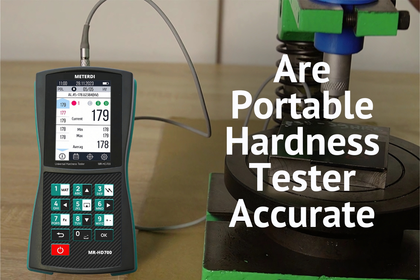 Are Portable Hardness Tester Accurate – Testing Metal Hardness On-Site with a Handheld Device