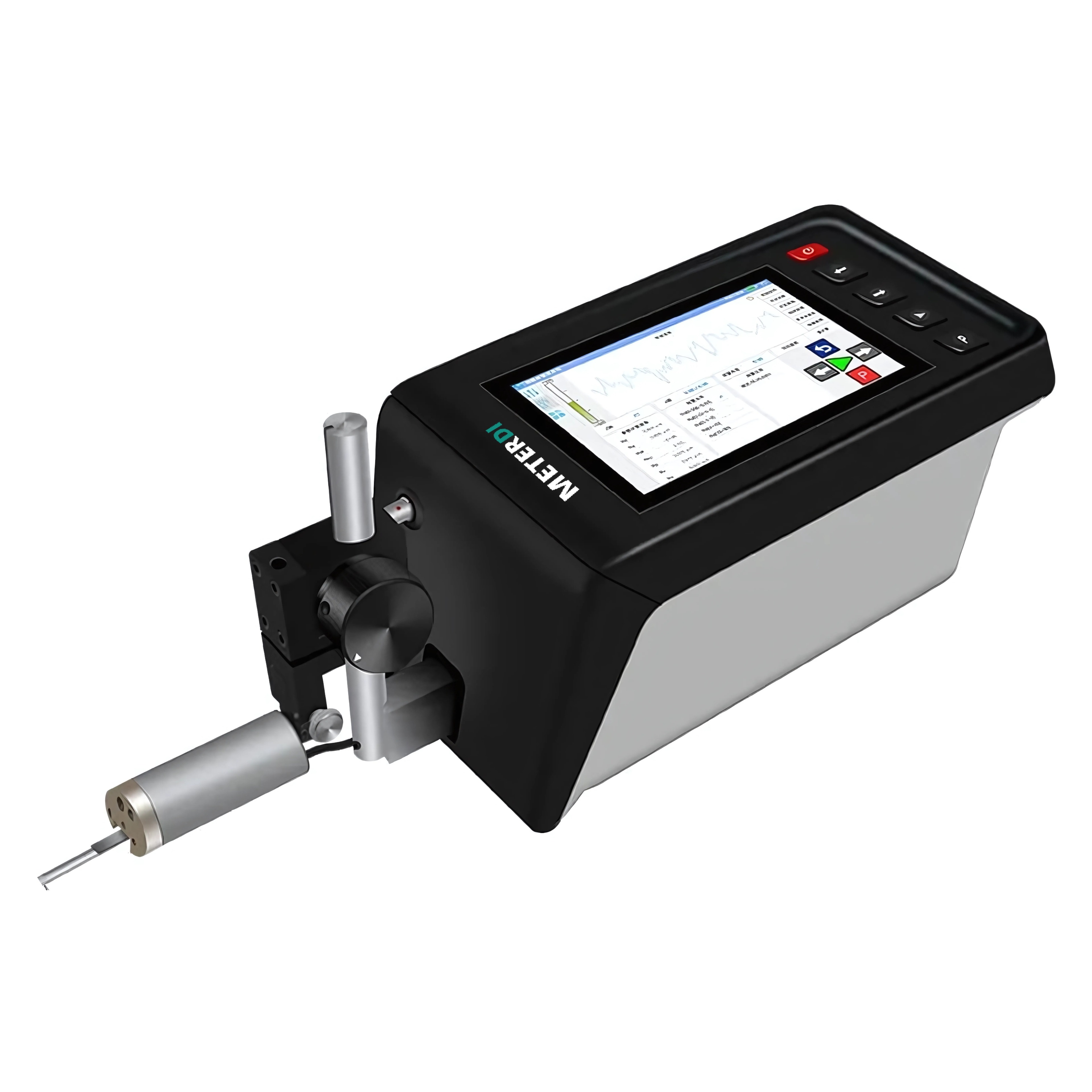 METERDI MR-RWT610 surface roughness waviness tester with digital display and precision stylus for surface profile measurement.